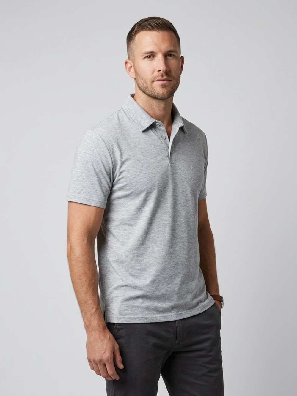 Built Different Mens Short Sleeve Polo Shirt Performance Athletic Fit Golf